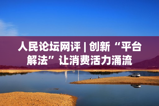 人民论坛网评 | 创新“平台解法”让消费活力涌流 人民论坛网评 | 创新“平台解法”让消费活力涌流