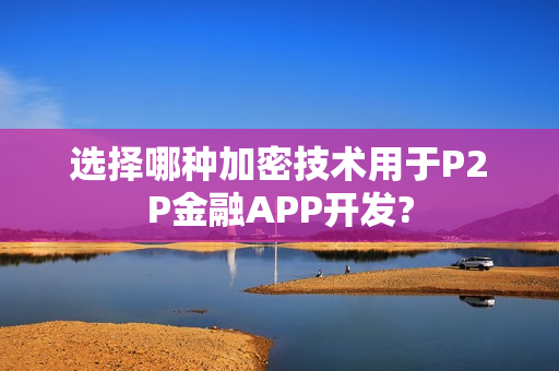 选择哪种加密技术用于P2P金融APP开发?