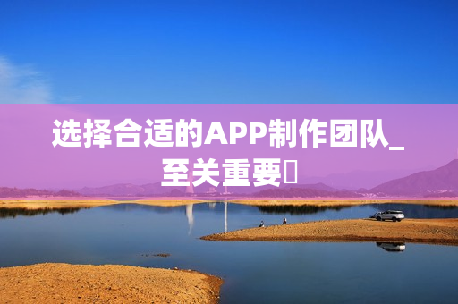 选择合适的APP制作团队_至关重要‌