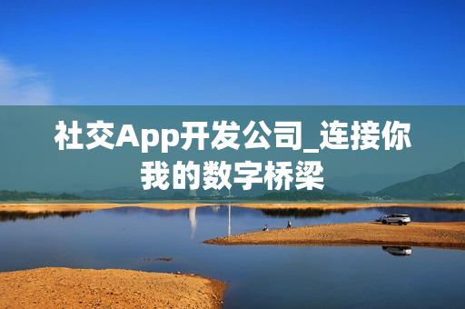 社交App开发公司_连接你我的数字桥梁
