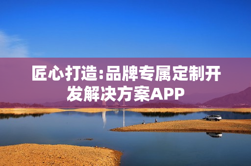匠心打造:品牌专属定制开发解决方案APP 匠心打造:品牌专属定制开发解决方案APP