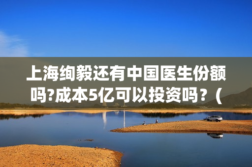 上海绚毅还有中国医生份额吗?成本5亿可以投资吗？(上海绚毅影视传媒)