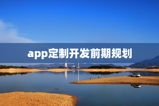 app定制开发前期规划