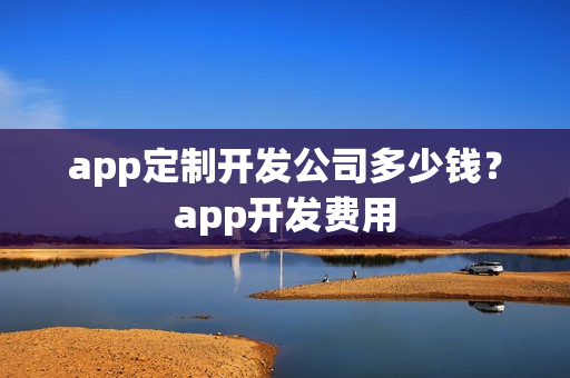 app定制开发公司多少钱？app开发费用