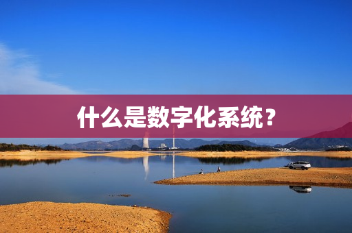 什么是数字化系统? 什么是数字化系统?