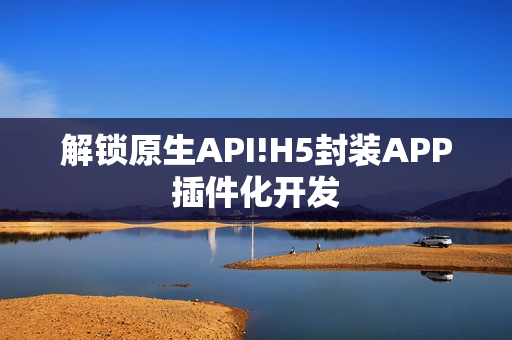 解锁原生API!H5封装APP插件化开发