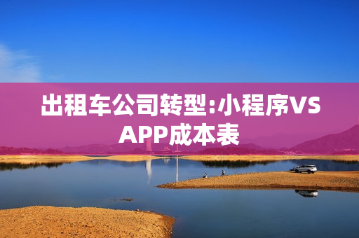 出租车公司转型:小程序VSAPP成本表