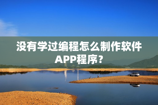没有学过编程怎么制作软件APP程序？
