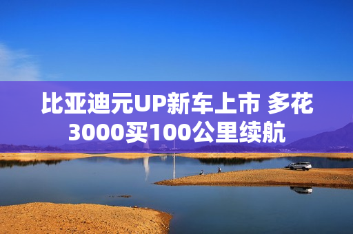比亚迪元UP新车上市 多花3000买100公里续航