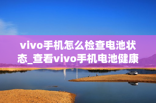vivo手机怎么检查电池状态_查看vivo手机电池健康度的方法