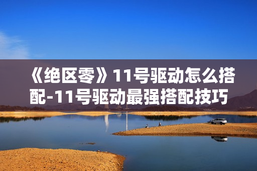《绝区零》11号驱动怎么搭配-11号驱动最强搭配技巧介绍 《绝区零》11号驱动怎么搭配-11号驱动最强搭配技巧介绍