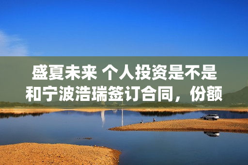 盛夏未来 个人投资是不是和宁波浩瑞签订合同，份额是不是真实的？(《盛夏未来》简介)