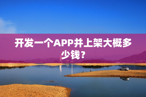 开发一个APP并上架大概多少钱？