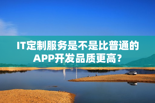 IT定制服务是不是比普通的APP开发品质更高？