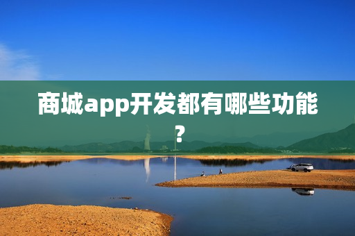 商城app开发都有哪些功能？