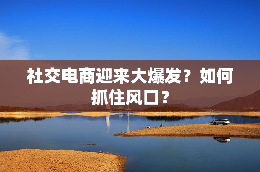 社交电商迎来大爆发？如何抓住风口？