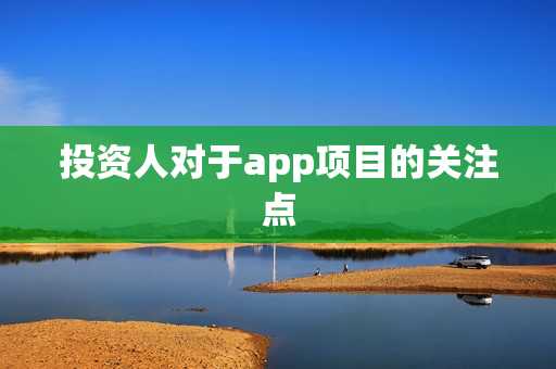投资人对于app项目的关注点 投资人对于app项目的关注点