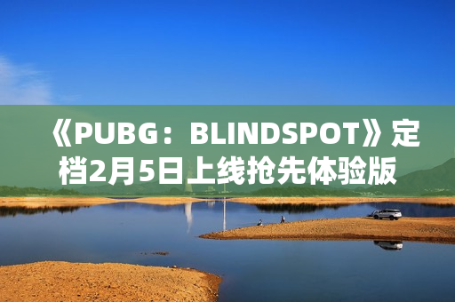 《PUBG：BLINDSPOT》定档2月5日上线抢先体验版