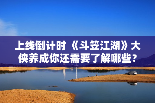 上线倒计时 《斗笠江湖》大侠养成你还需要了解哪些? 上线倒计时 《斗笠江湖》大侠养成你还需要了解哪些?