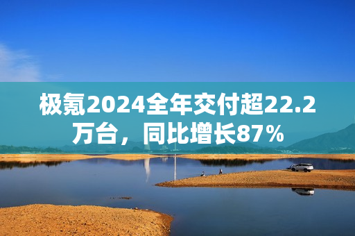 极氪2024全年交付超22.2万台，同比增长87%