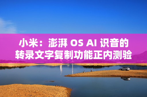 小米：澎湃 OS AI 识音的转录文字复制功能正内测验证，预计本月底至下月推送