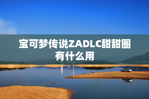 宝可梦传说ZADLC甜甜圈有什么用