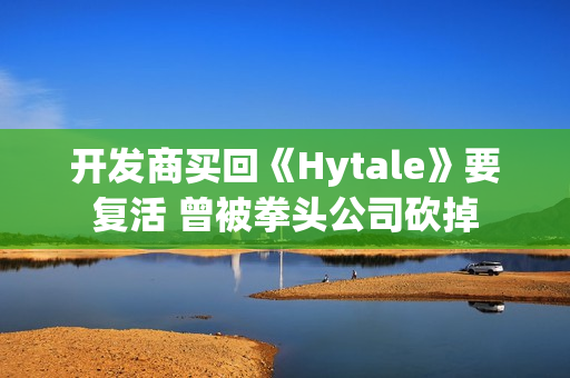 开发商买回《Hytale》要复活 曾被拳头公司砍掉