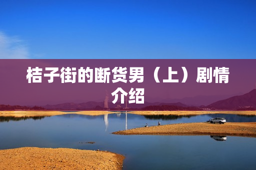 桔子街的断货男(上)剧情介绍 桔子街的断货男(上)剧情介绍