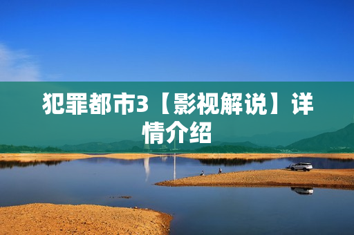 犯罪都市3【影视解说】详情介绍
