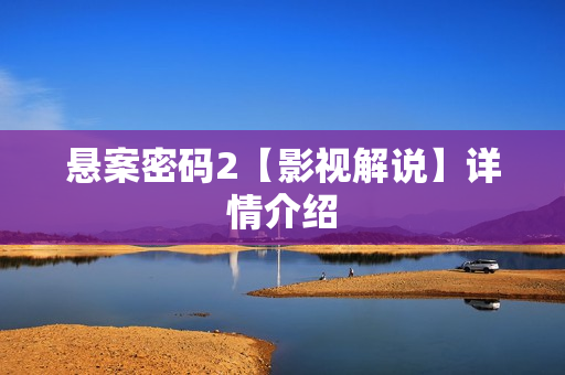 悬案密码2【影视解说】详情介绍