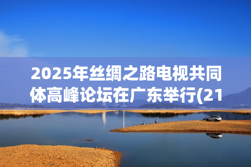 2025年丝绸之路电视共同体高峰论坛在广东举行(21丝绸之路)