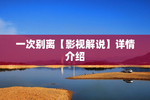 一次别离【影视解说】详情介绍