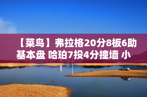 【菜鸟】弗拉格20分8板6助基本盘 哈珀7投4分撞墙 小理查德森20分