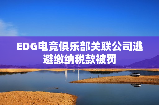 EDG电竞俱乐部关联公司逃避缴纳税款被罚 EDG电竞俱乐部关联公司逃避缴纳税款被罚