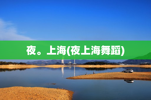夜。上海(夜上海舞蹈)