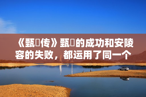 《甄嬛传》甄嬛的成功和安陵容的失败，都运用了同一个法则