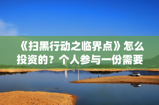 《扫黑行动之临界点》怎么投资的?个人参与一份需要多少成本?定档了吗?(扫黑行动第一集) 《扫黑行动之临界点》怎么投资的?个人参与一份需要多少成本?定档了吗?(扫黑行动第一集)
