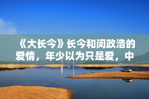 《大长今》长今和闵政浩的爱情，年少以为只是爱，中年方懂其深情