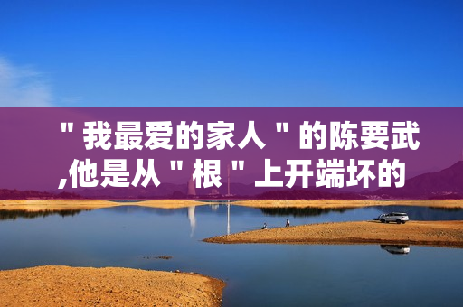 ＂我最爱的家人＂的陈要武,他是从＂根＂上开端坏的