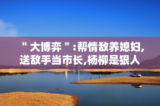 ＂大博弈＂:帮情敌养媳妇,送敌手当市长,杨柳是狠人