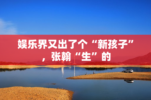 娱乐界又出了个“新孩子”，张翰“生”的