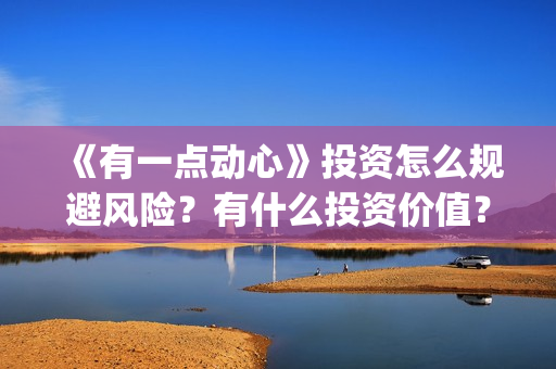 《有一点动心》投资怎么规避风险？有什么投资价值？怎么投资？(有一点动心张信哲刘嘉玲)