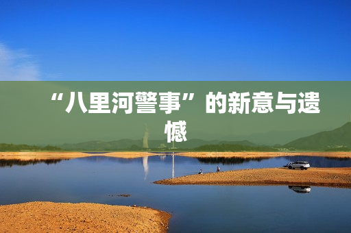 “八里河警事”的新意与遗憾 “八里河警事”的新意与遗憾