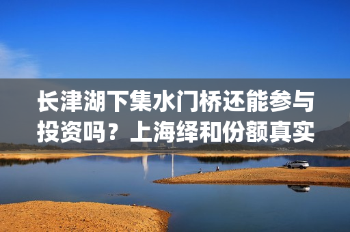 长津湖下集水门桥还能参与投资吗？上海绎和份额真实吗？能按时兑付吗(长津湖之水门桥百度百科)