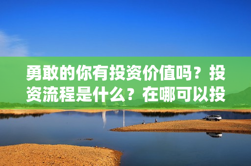 勇敢的你有投资价值吗？投资流程是什么？在哪可以投资(勇敢的你出品公司)