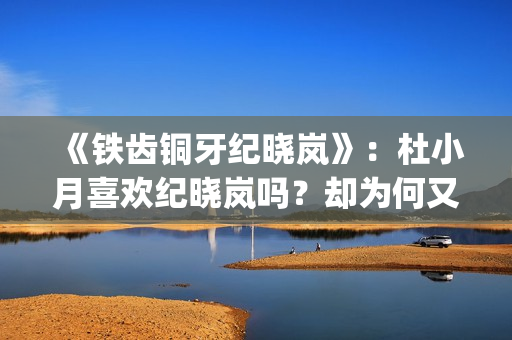 《铁齿铜牙纪晓岚》：杜小月喜欢纪晓岚吗？却为何又两次嫁人？(铁齿铜牙纪晓岚片尾曲)