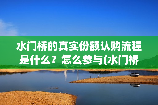 水门桥的真实份额认购流程是什么？怎么参与(水门桥原型)