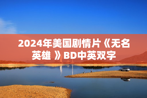 2024年美国剧情片《无名英雄 》BD中英双字