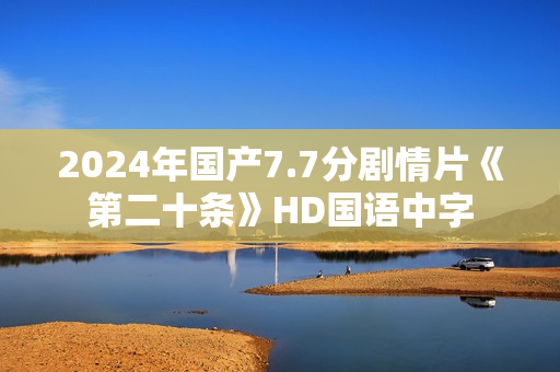 2024年国产7.7分剧情片《第二十条》HD国语中字
