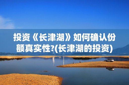 投资《长津湖》如何确认份额真实性?(长津湖的投资)